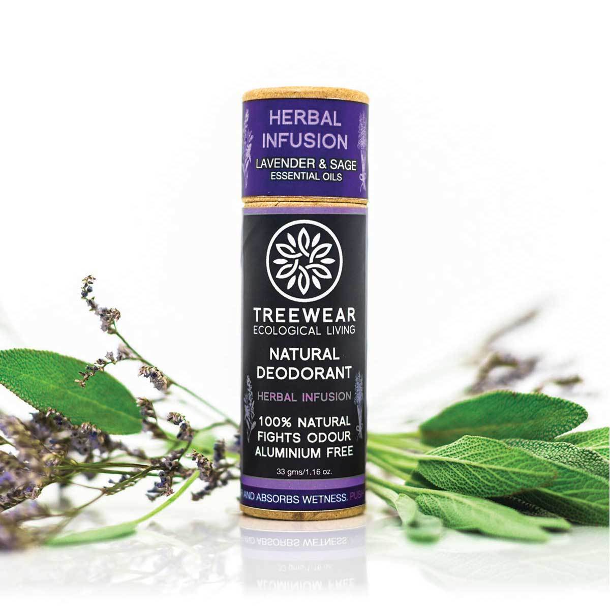 Natural Deodorant Stick - Herbal Infusion