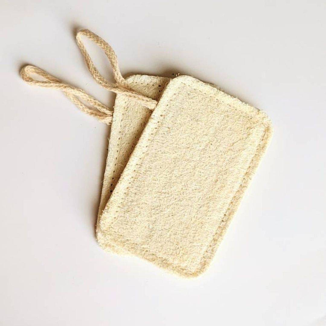 Natural Loofah Body Scrubber- Pack of 2