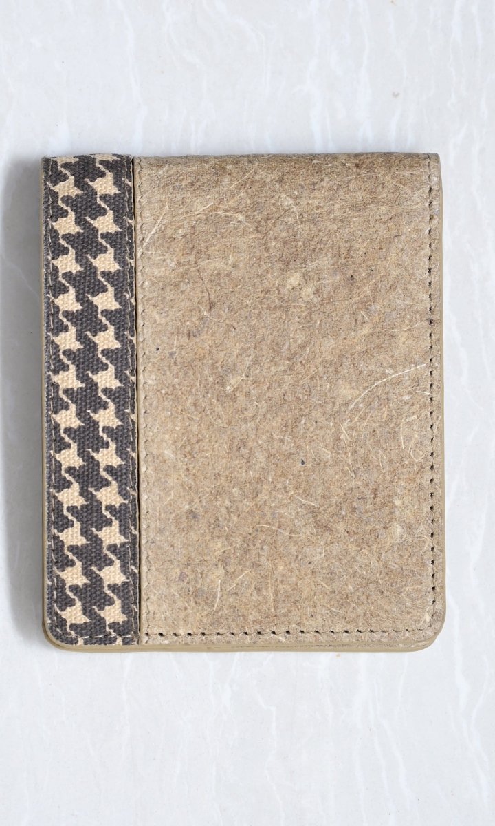 Natural Mens Wallet | Made of coconut leather