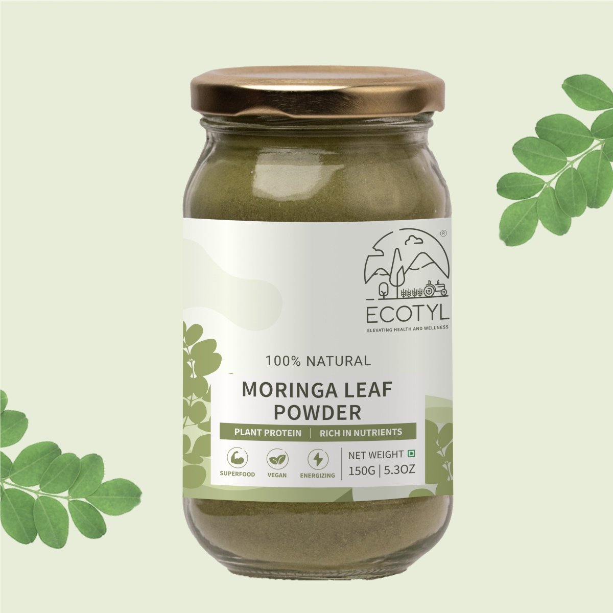 Natural Moringa Leaf Multi-Vitamin Powder- 150g