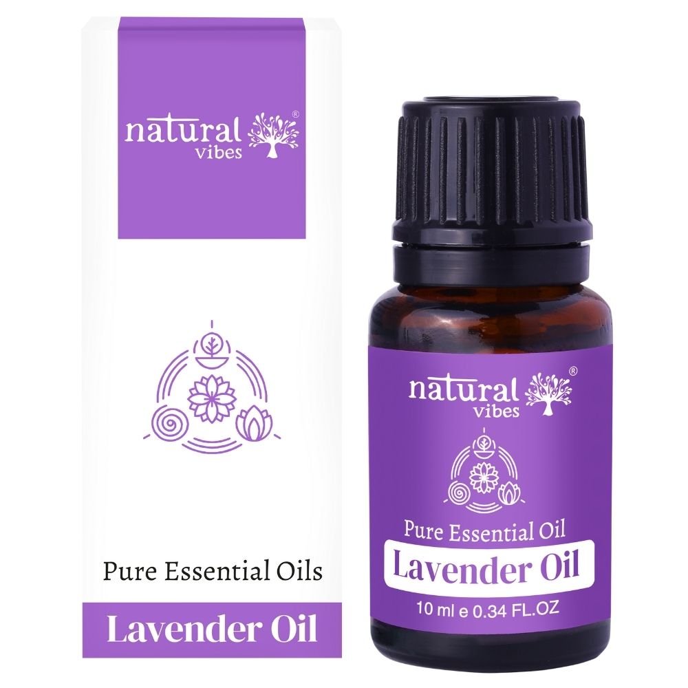 Lavender Pure Essential Oil for Sleep, Stress Relief, Acne & Hair Fall | 10 ml