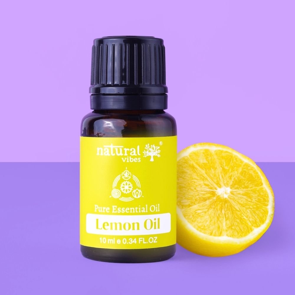 Lemon Pure Essential Oil for Acne, Blackheads & Dandruff | 10 ml