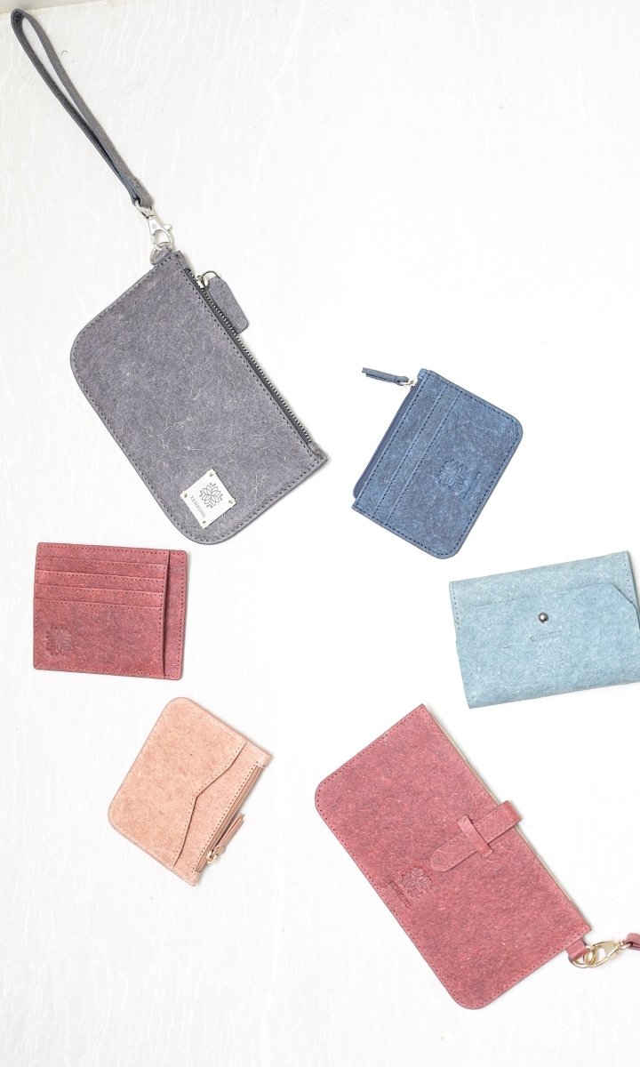 Natural Wristlet | Made with coconut leather