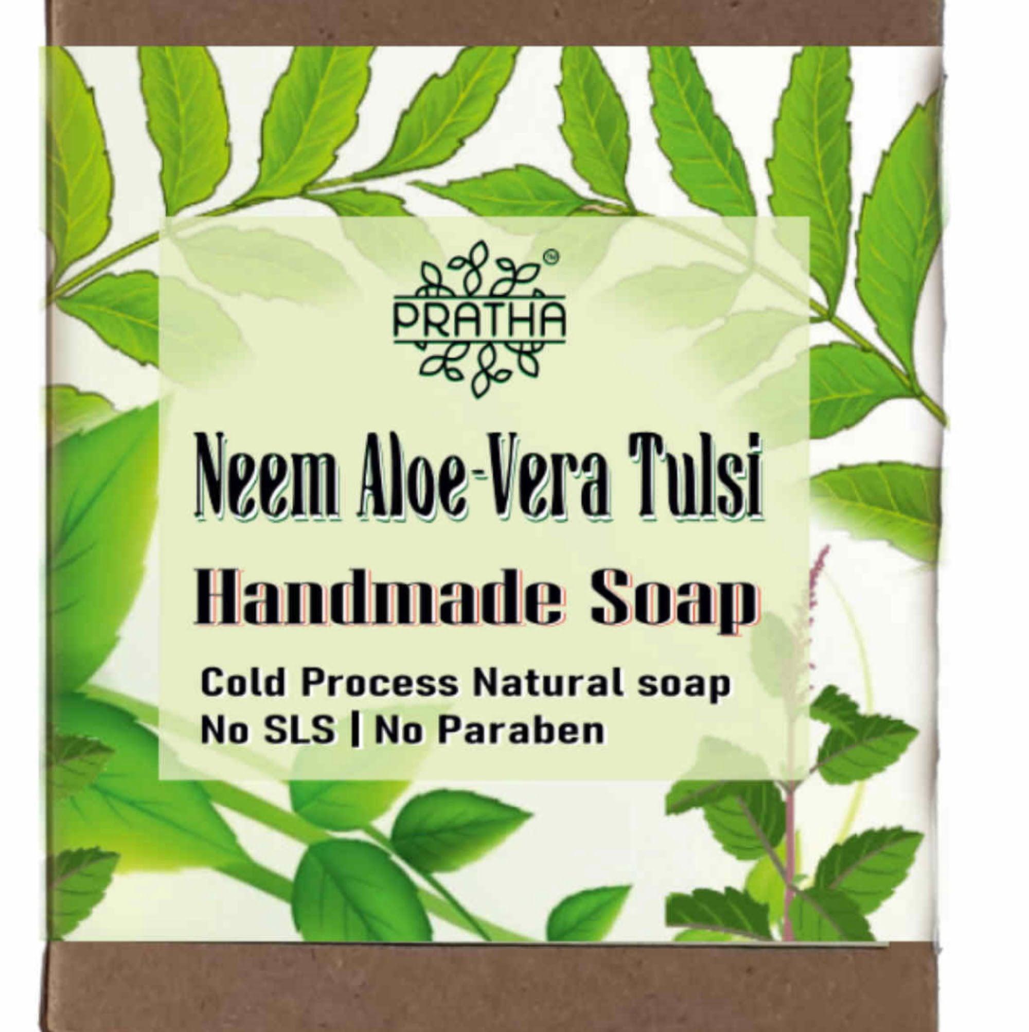 Neem, Aloe-Vera, Tulsi | Cold Process Handmade Soap