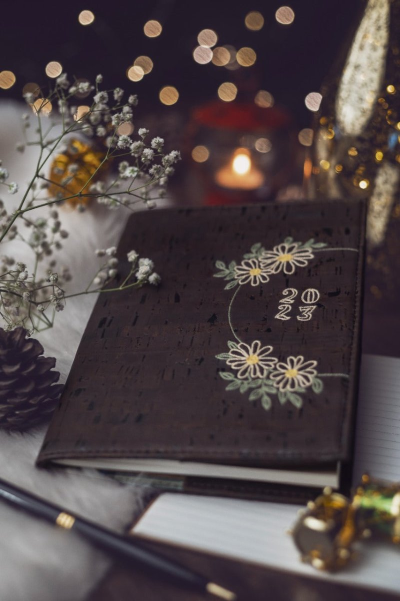 New Year Journal - 2023 | Made with Cork leather