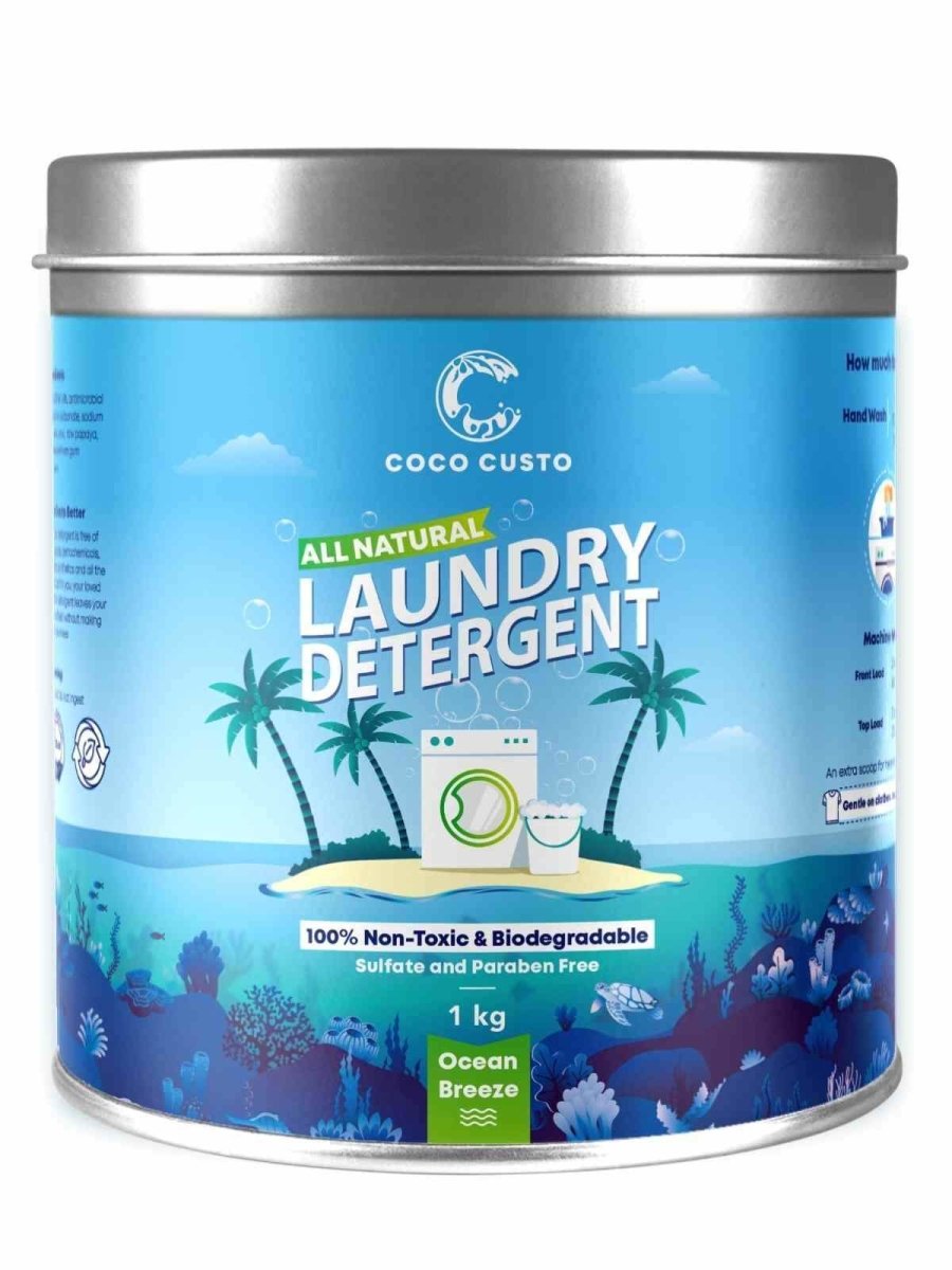 Ocean Breeze Natural Laundry Detergent - 1Kg