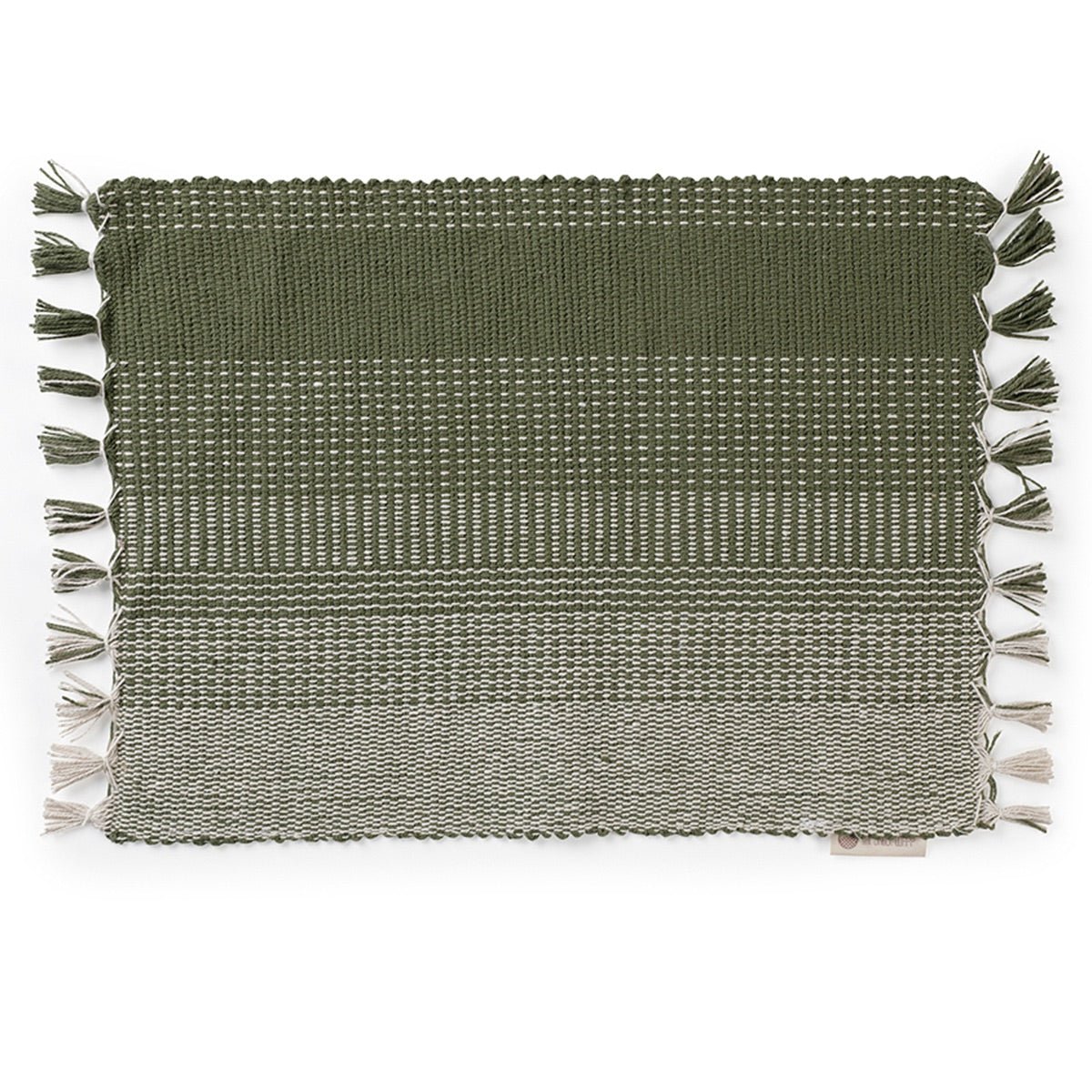 Ombre Cotton Placemat (Olive)