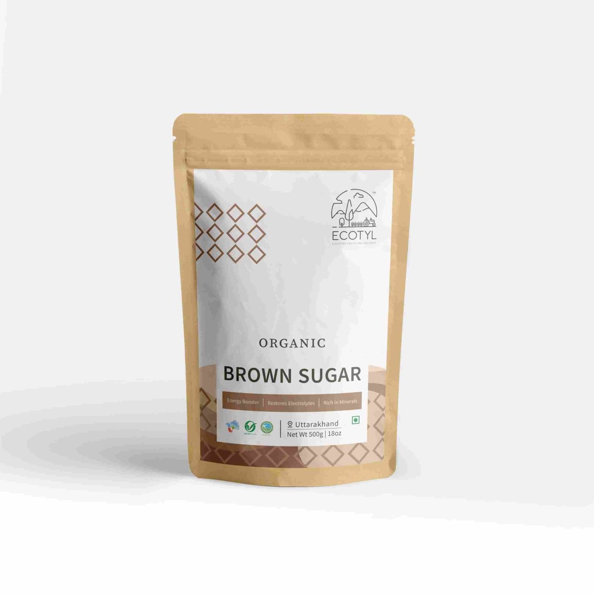 Organic Brown Sugar  - Set of 2 (500 g Each)