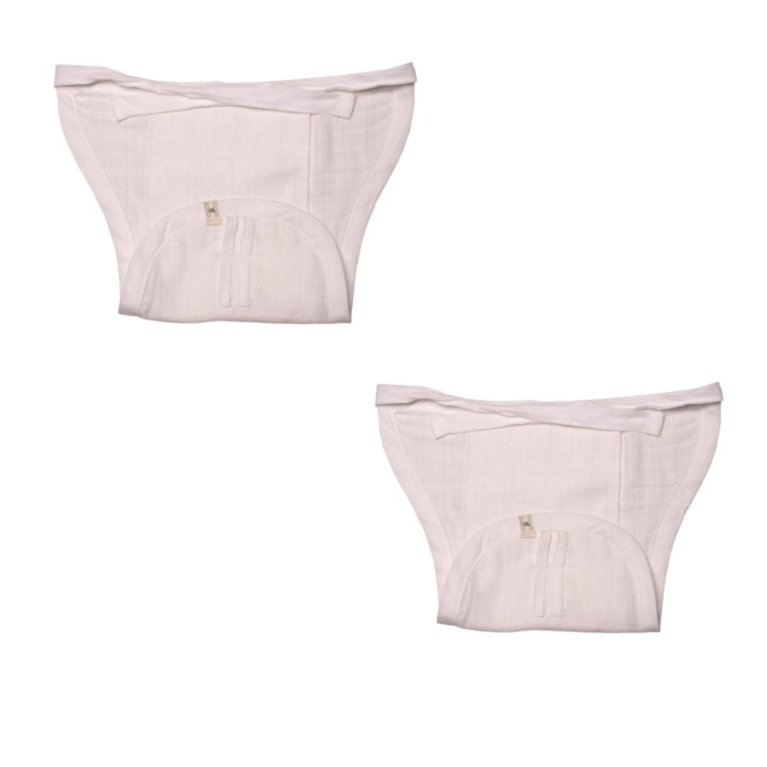 Organic Cotton Muslin Nappy | Natural Herbal Dyes pack of 2