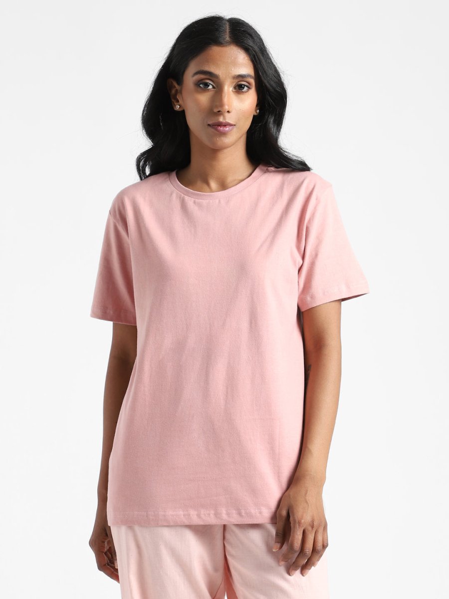 Earth Pink Womens T-shirt - Organic Cotton & Naturally Dyed