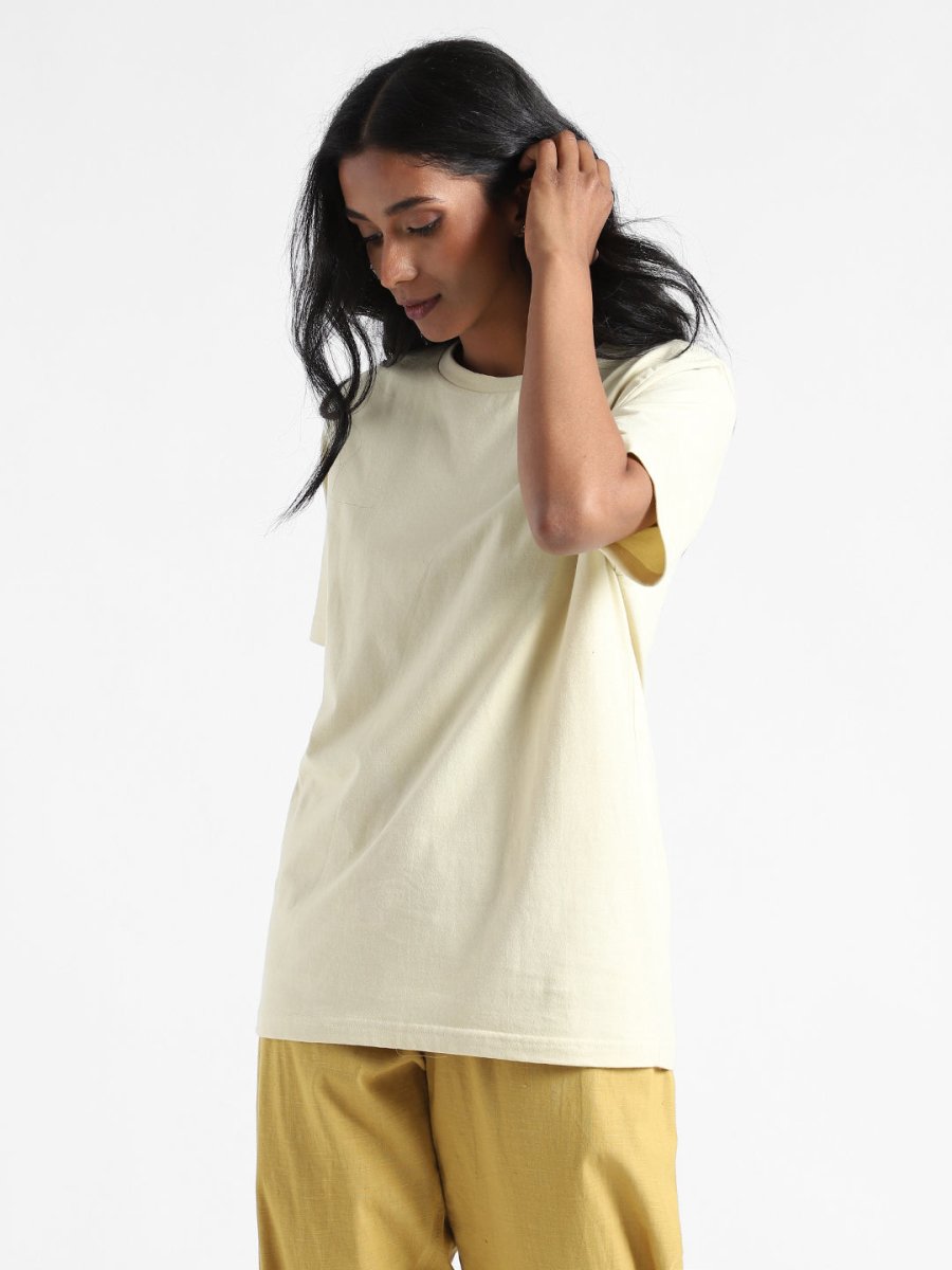 Turmeric Yellow T-shirt - Organic Cotton & Naturally Dyed