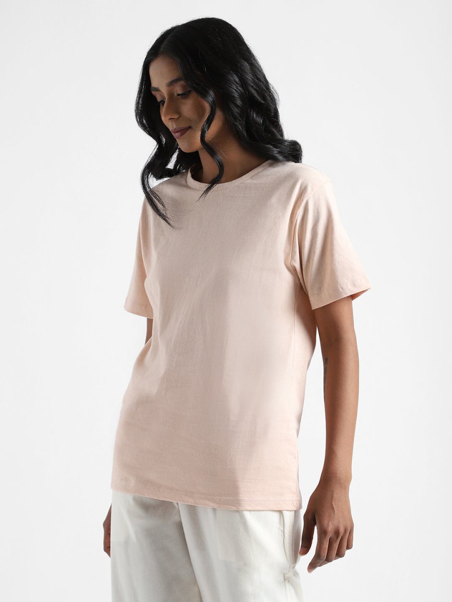 Baby Pink T-shirt - Organic Cotton & Naturally Fiber Dyed
