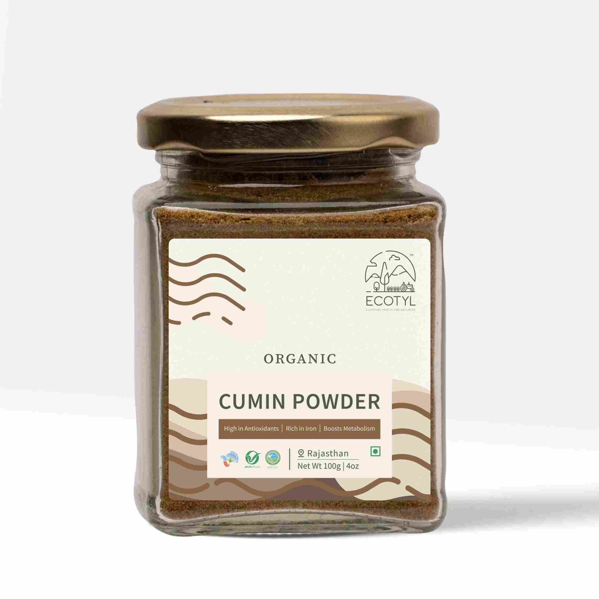 Organic Cumin Powder - Set of 2 (100 g Each)