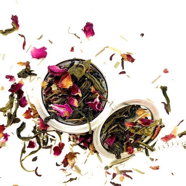 Organic First Flush Hibiscus Rose Whole Leaf Green Tea