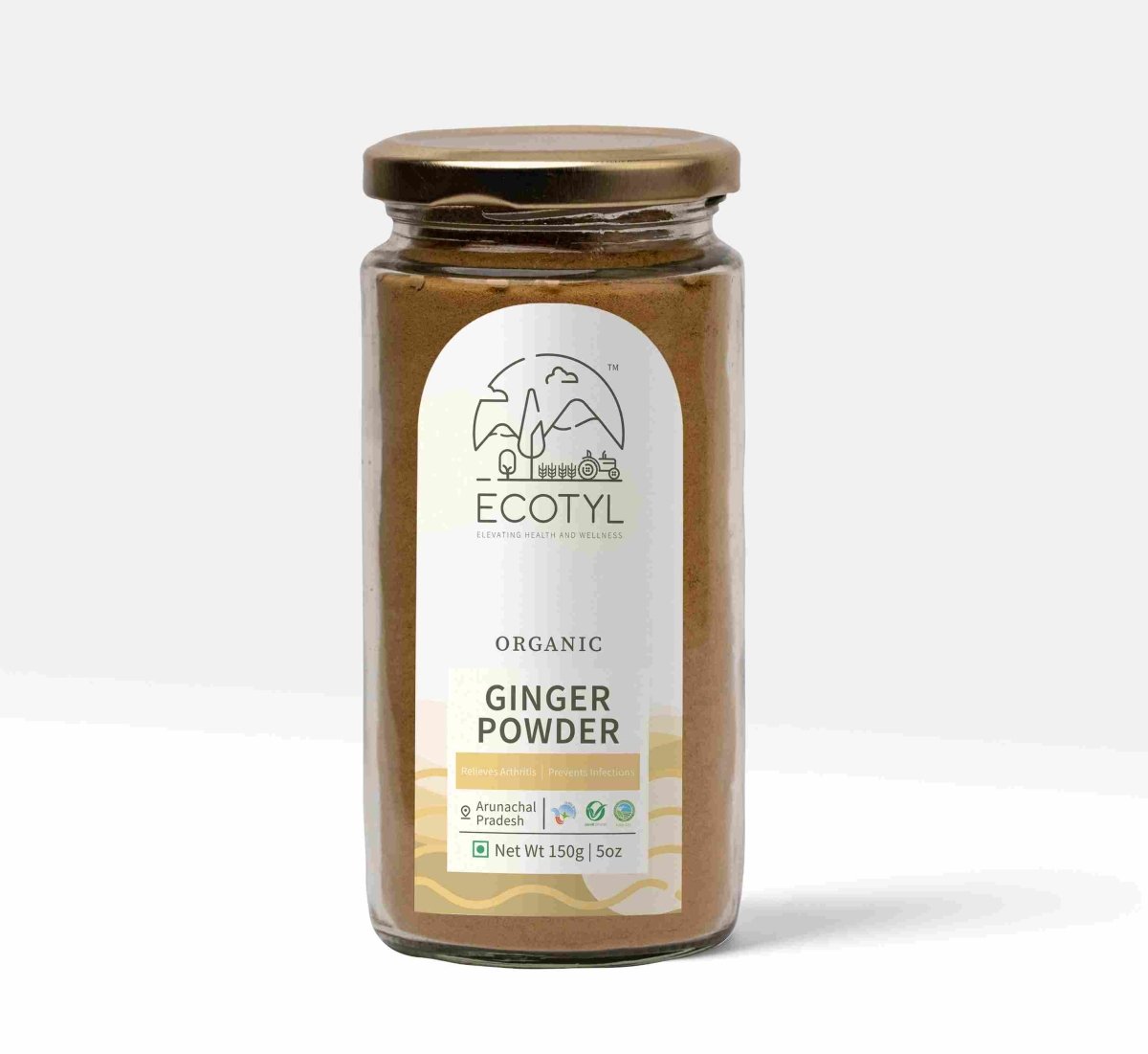 Organic Ginger Powder - Set of 2 (150 g Each)