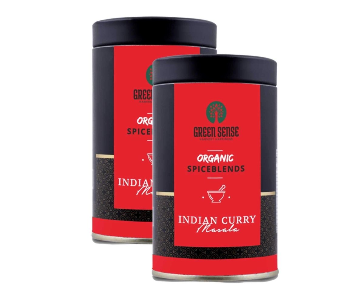 Organic Indian Curry Powder - Organic Spice Blend - 80g x 2 - Pack of 2