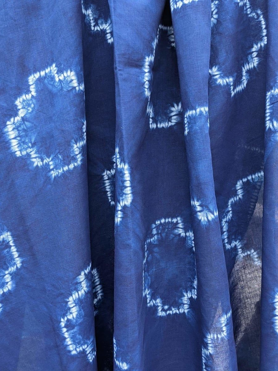 Organic Indigo Shibori Fabrics