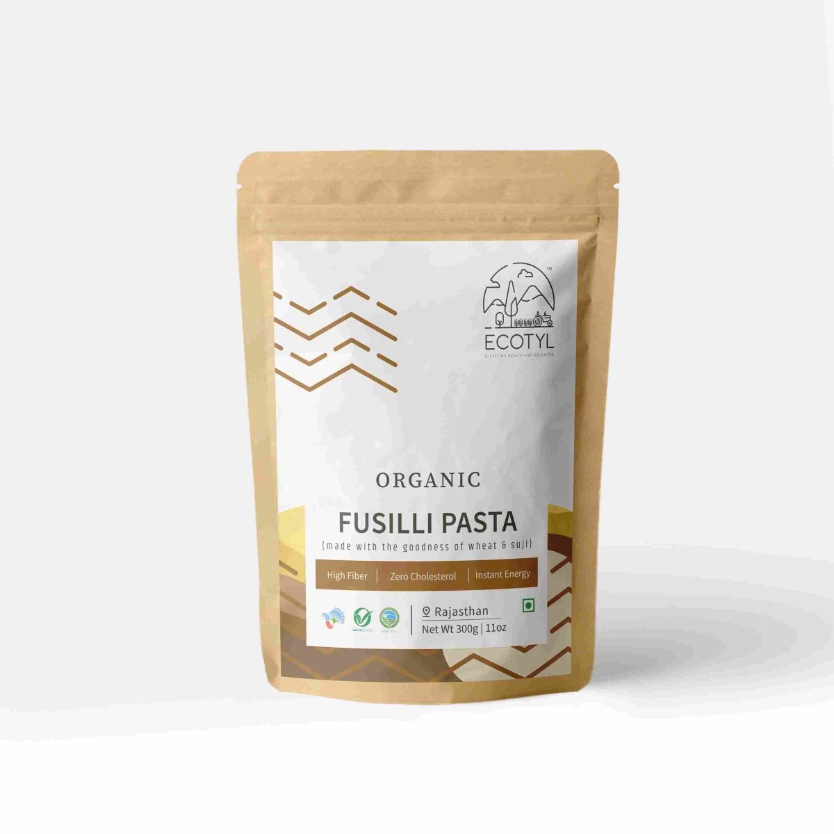 Organic Fusilli Pasta- 300 g