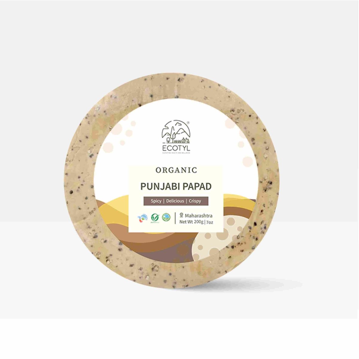 Organic Punjabi Papad- 200 g