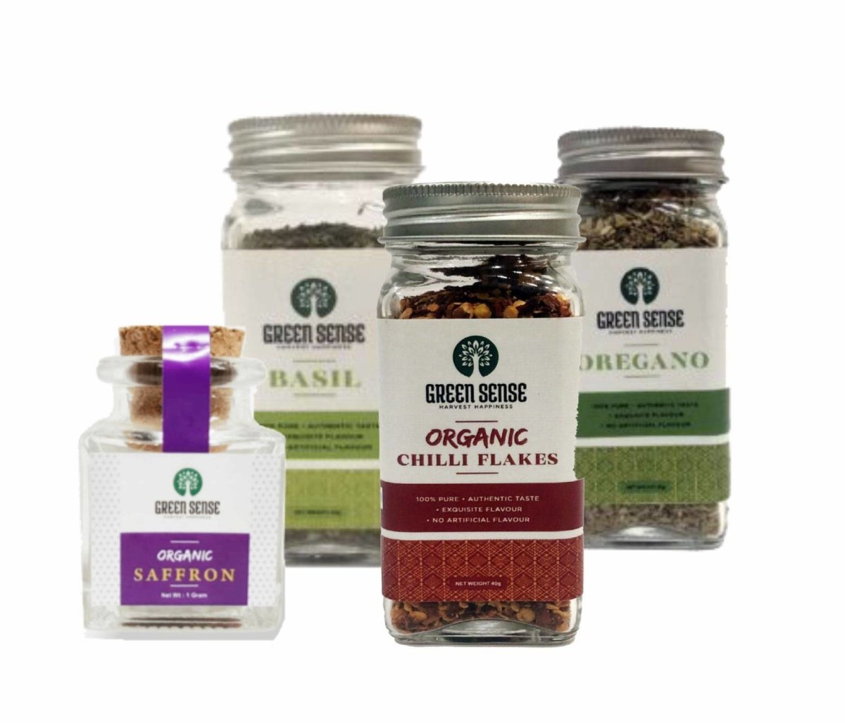 Organic Super Food & Culinary Herbs Combo - Pack of 4