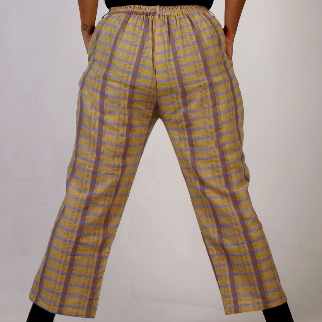 Patta Gobi Checks Trouser Set