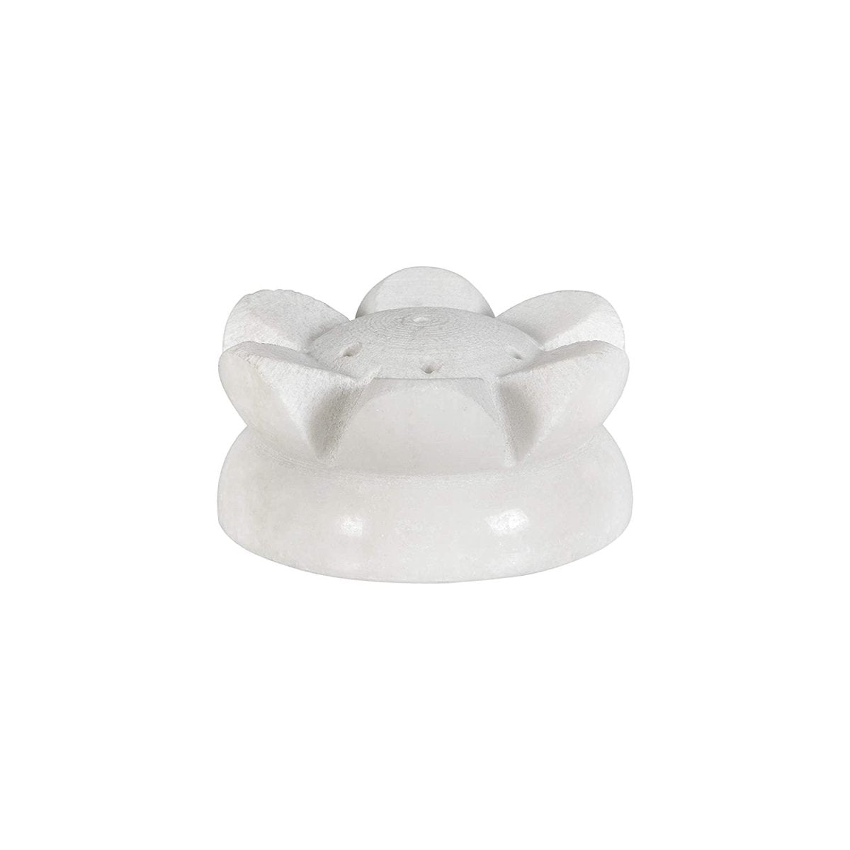 Pearl White Lotus Agarbatti Stand - Large - Incense Stand