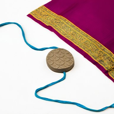 Petal Promise Big Circel Eco-Friendly Rakhi with Free Roli & Seeds!