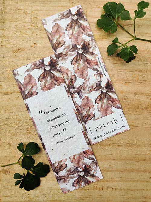 Plantable Seed-Paper Bookmark - Tulsi Seeds