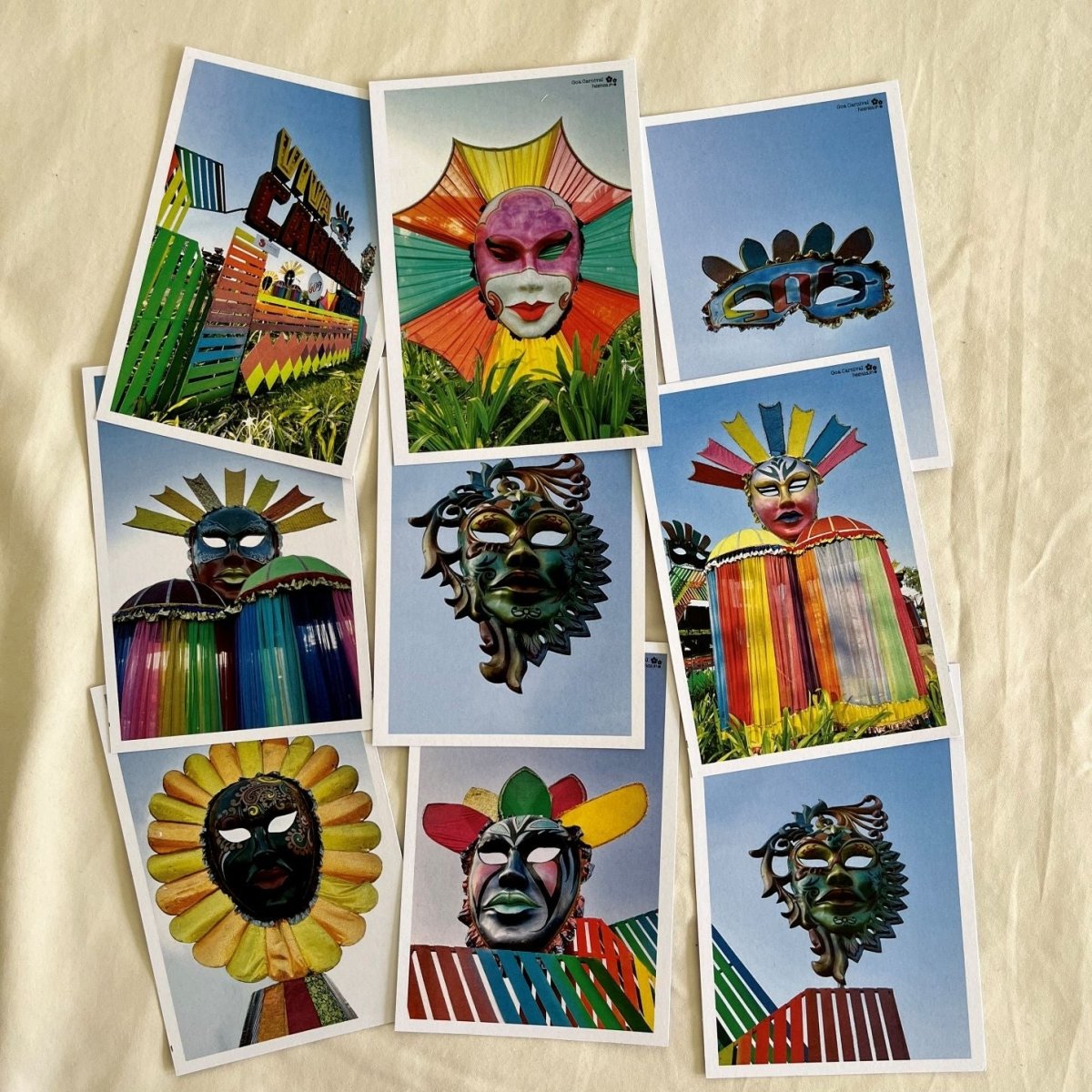 Postcards of Goa Carnival | Pack of 9