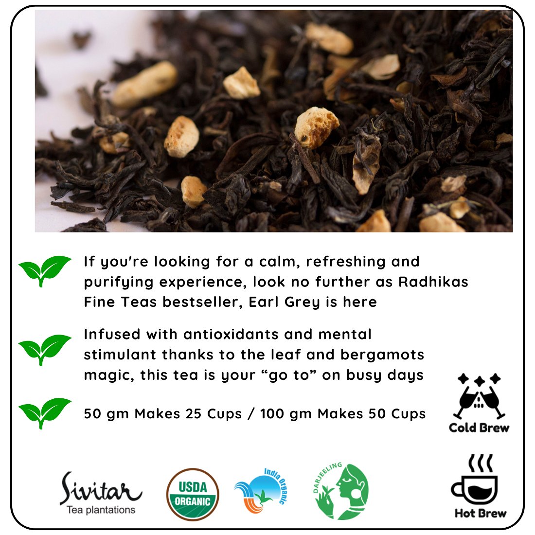 Purifying Earl Grey Tea- For Digestion and Anxiety Relief