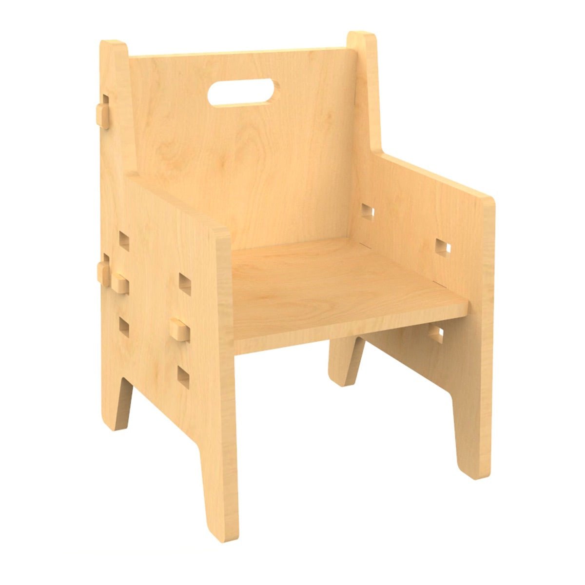 Purple Mango Wooden Weaning Chair