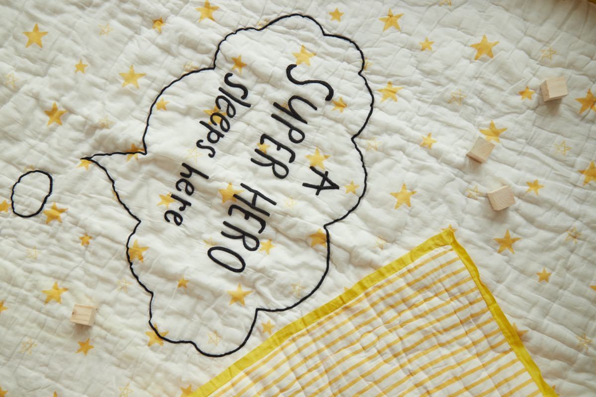 Quilt - Ace The Superbaby Flies Over Town