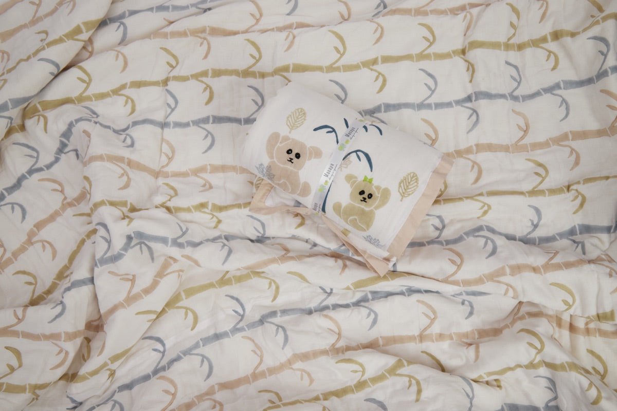Quilt- K for Koala- Beige