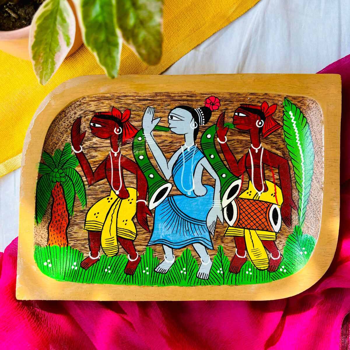 Raag Rectangle Handcrafted Mango Wood Platter