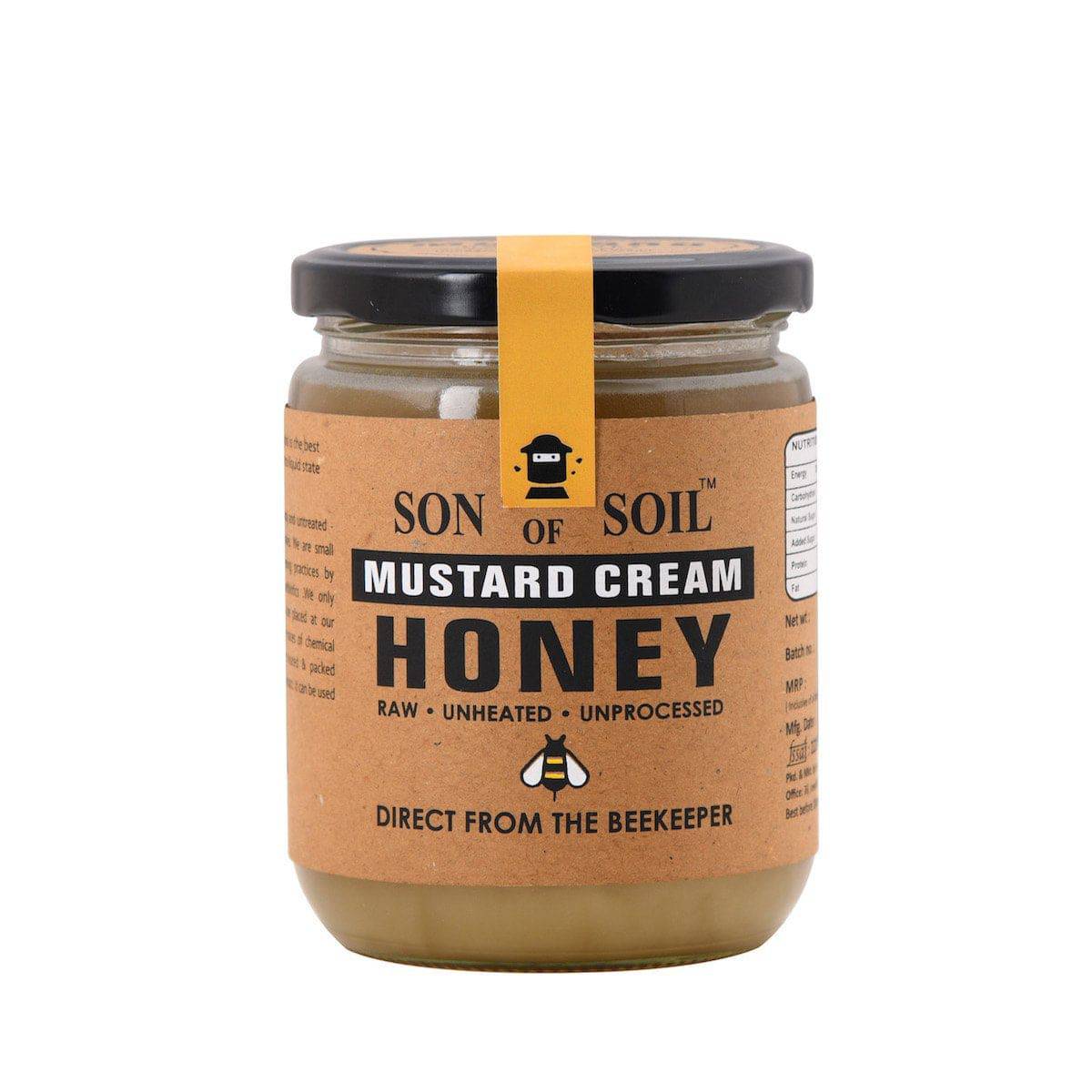 Raw Unprocessed Mustard White Honey | 665 gm | Pack of 1