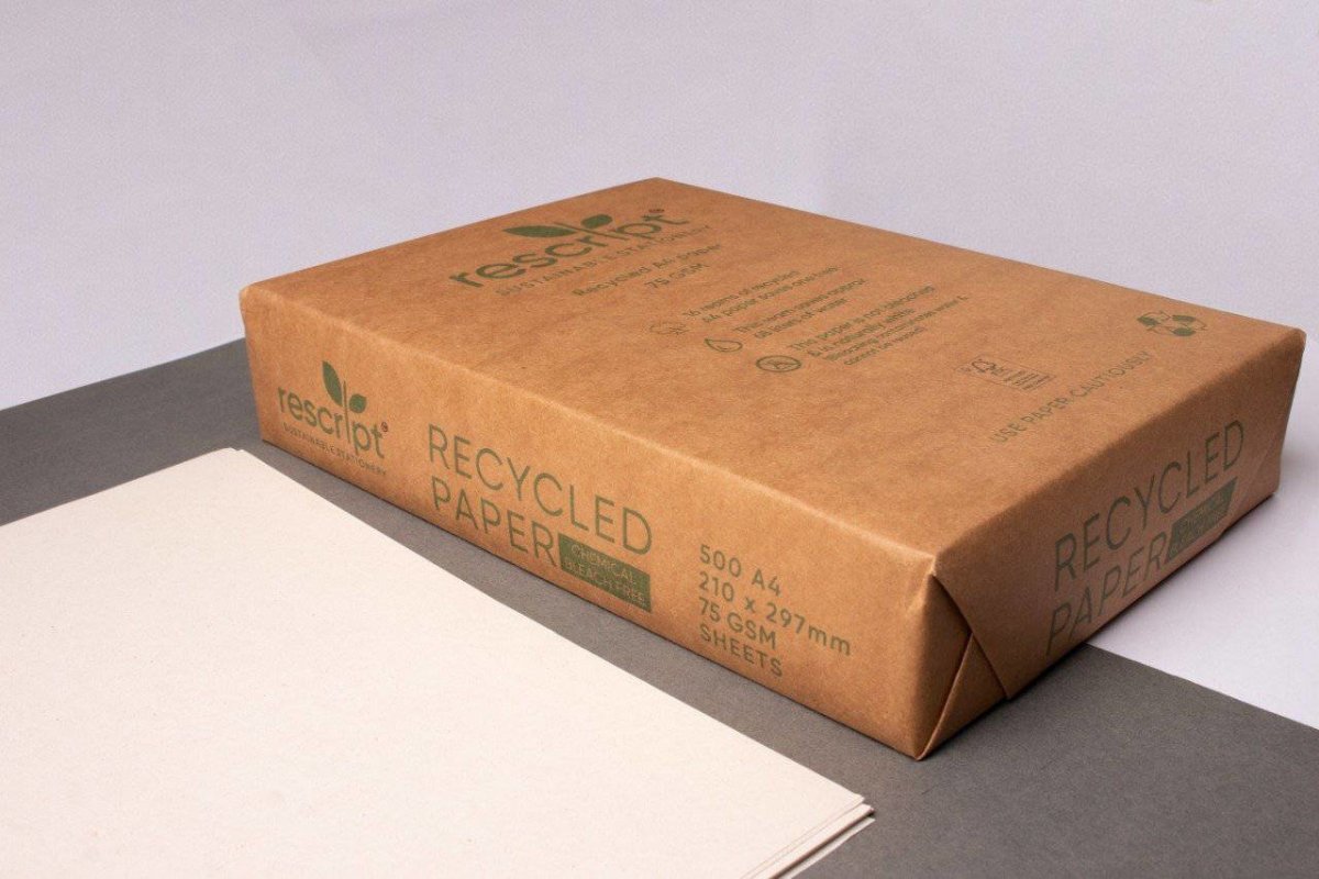 Recycled Copier Paper- 75 GSM | A4 size- 8.3 in x 11.7 in | 500 Sheets