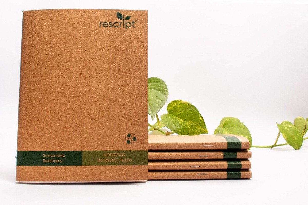 Recycled Notebooks-  Pack of 6 | 70 GSM Paper