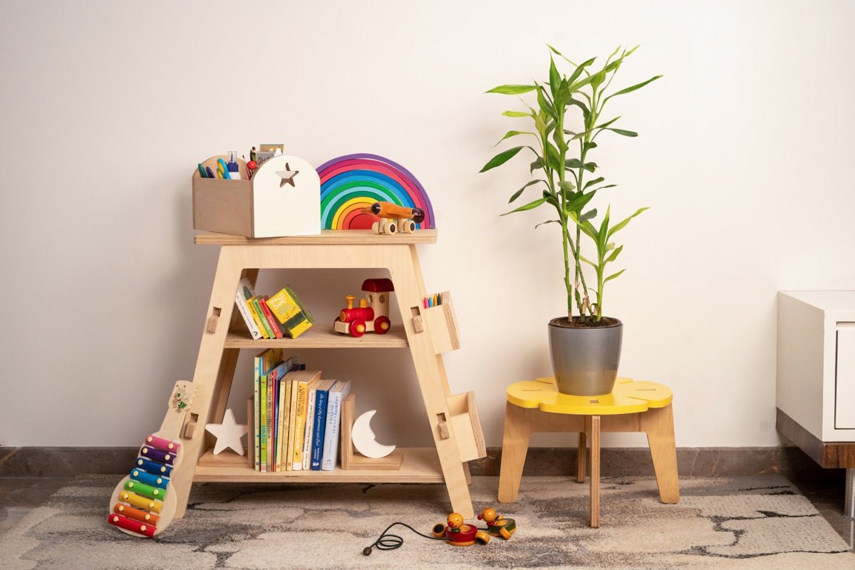 Red Pear | Wooden Bookshelf