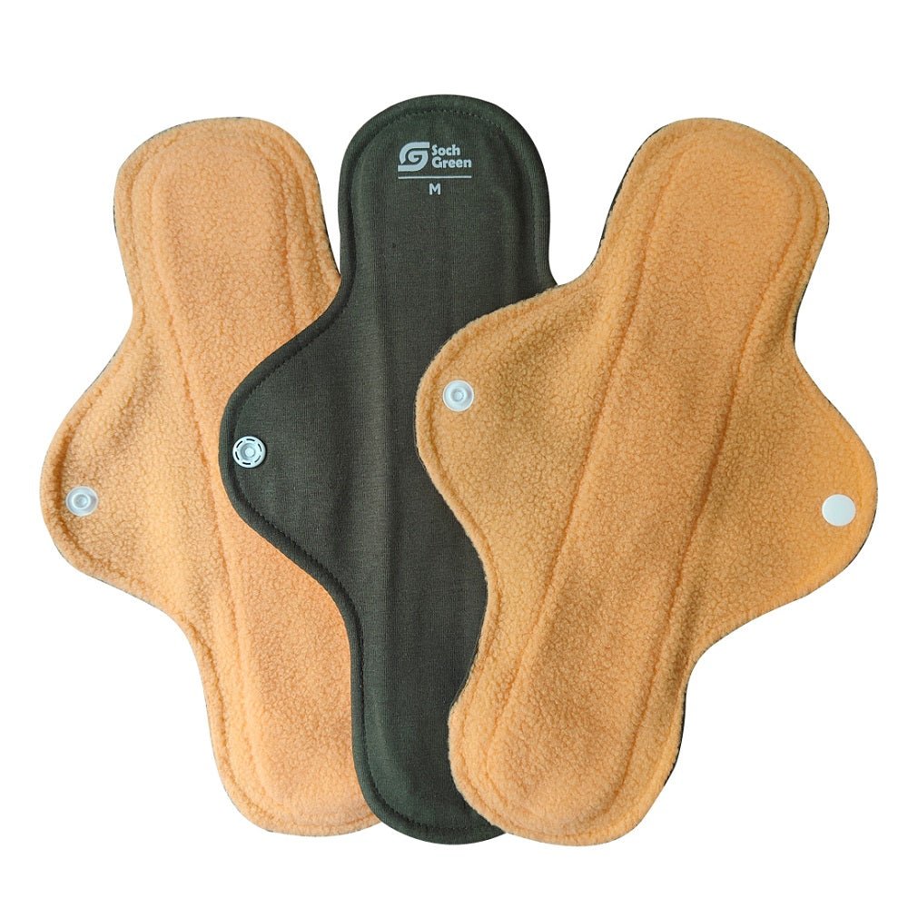 Urine Leak Reusable Cloth Pads (Quick Dry) (3 pcs)