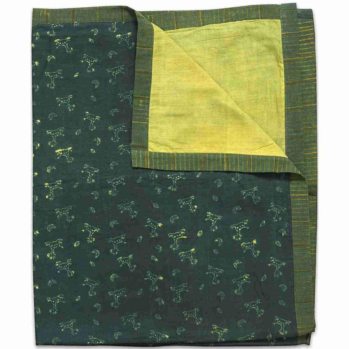 Reversible Blanket For Babies-Green