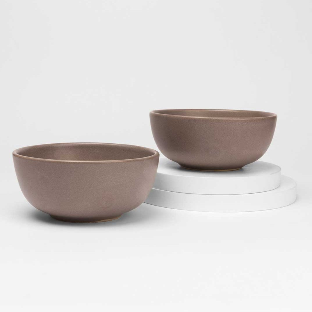 Rock Recycled Ceramic Bowls | Set of 2