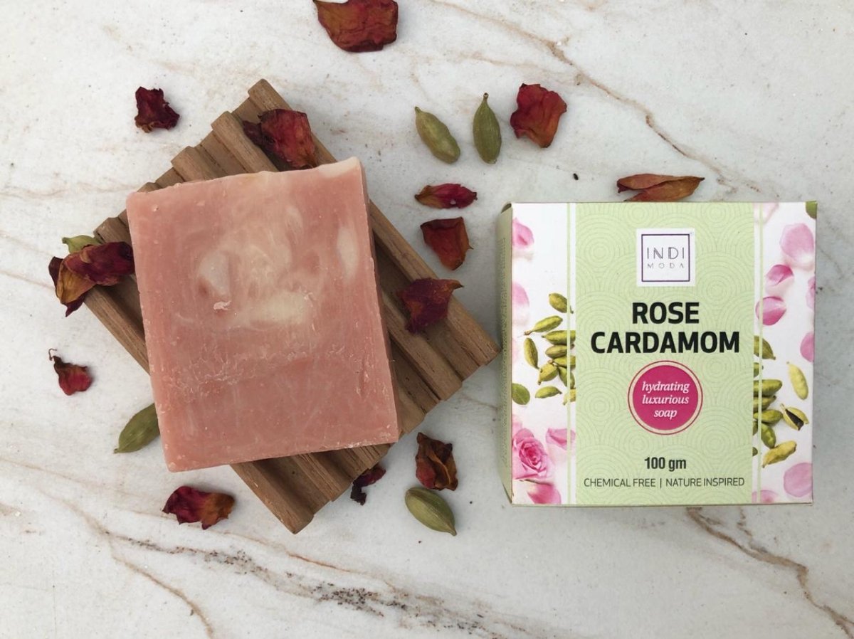 Rose & Cardamom Handmade Soap