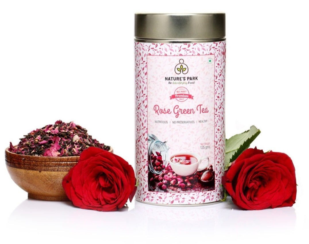 Rose Green Tea Can (125 g)