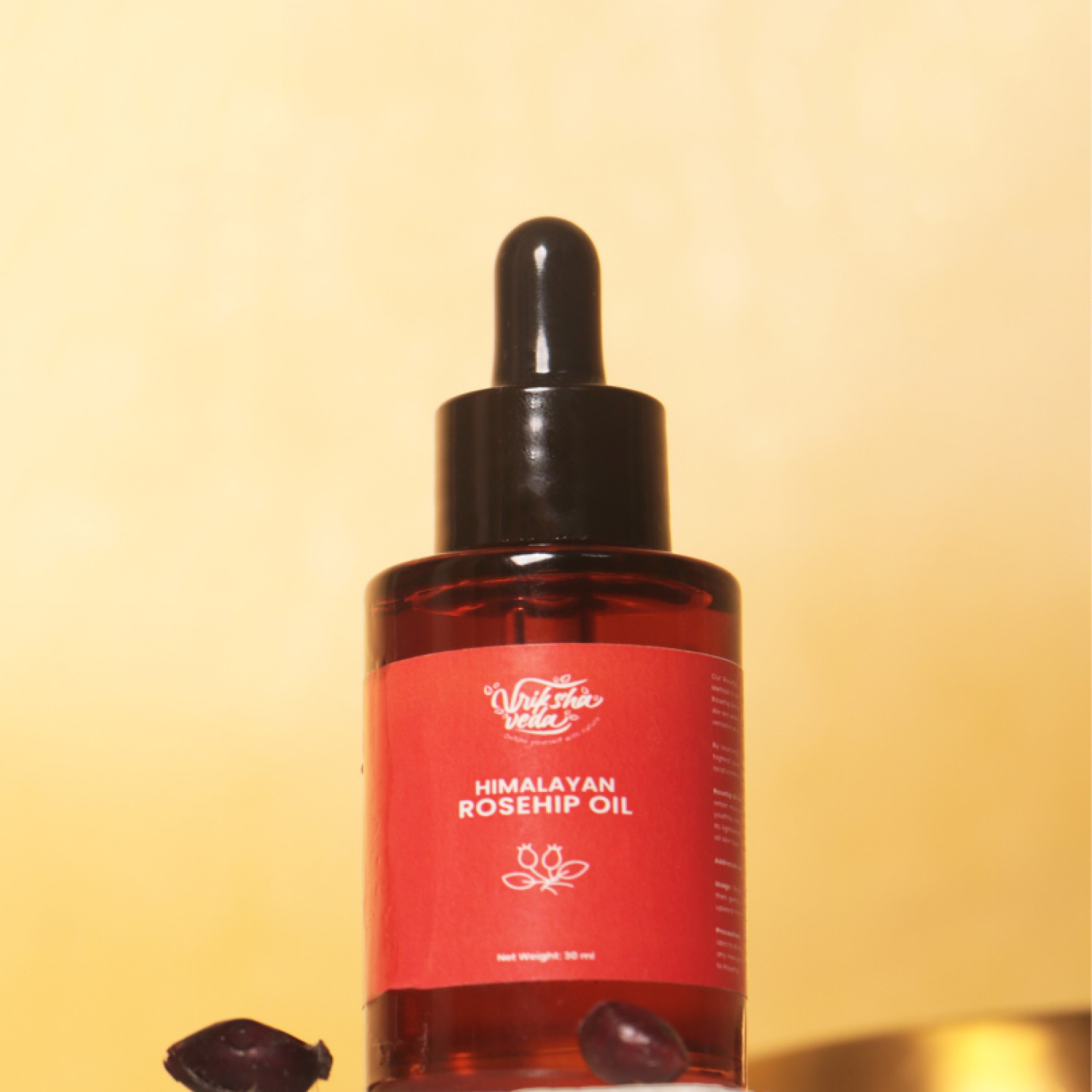 Himalayan Rosehip Oil I 30 ml I Pure, Raw and Unrefined Rosehip Oil from Himachal Pradesh