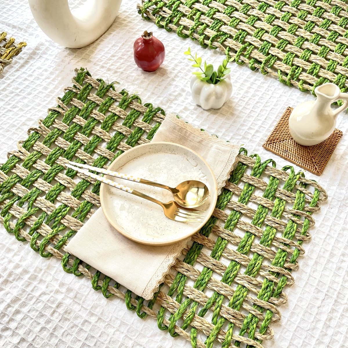 Sabai Grass Square placemats - Set of 2