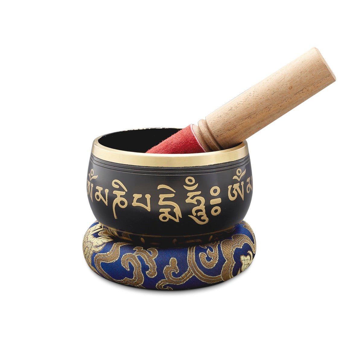 Sacred Mantra Bowls- 4 Inches- Black