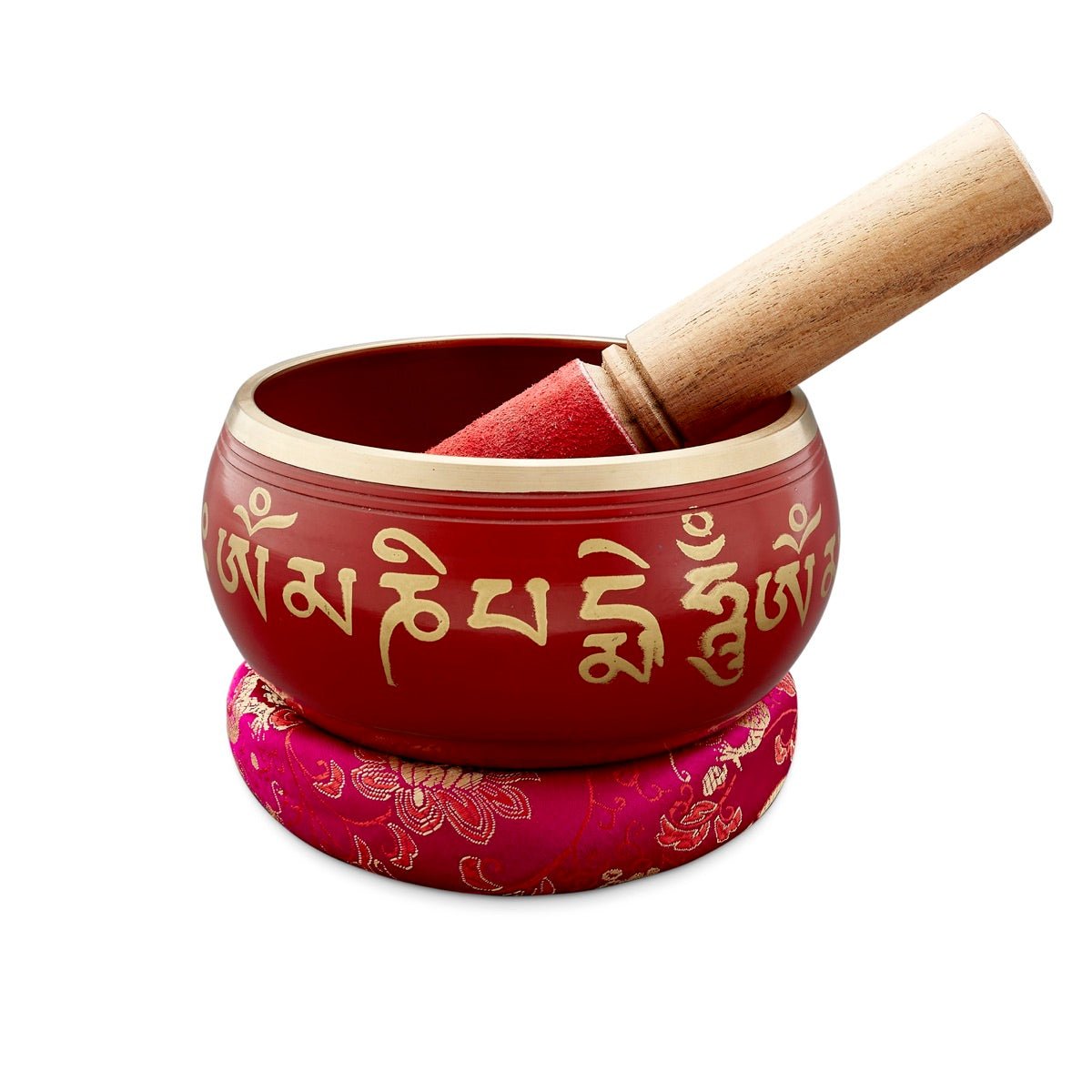 Sacred Mantra Bowls- 4 Inches- Red