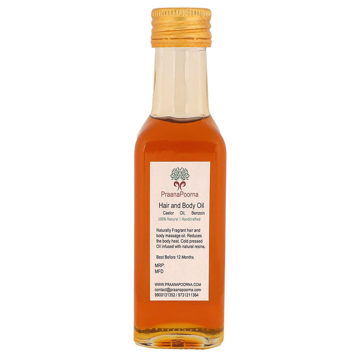 Sambrani Resin Infused Castor Oil 100ml