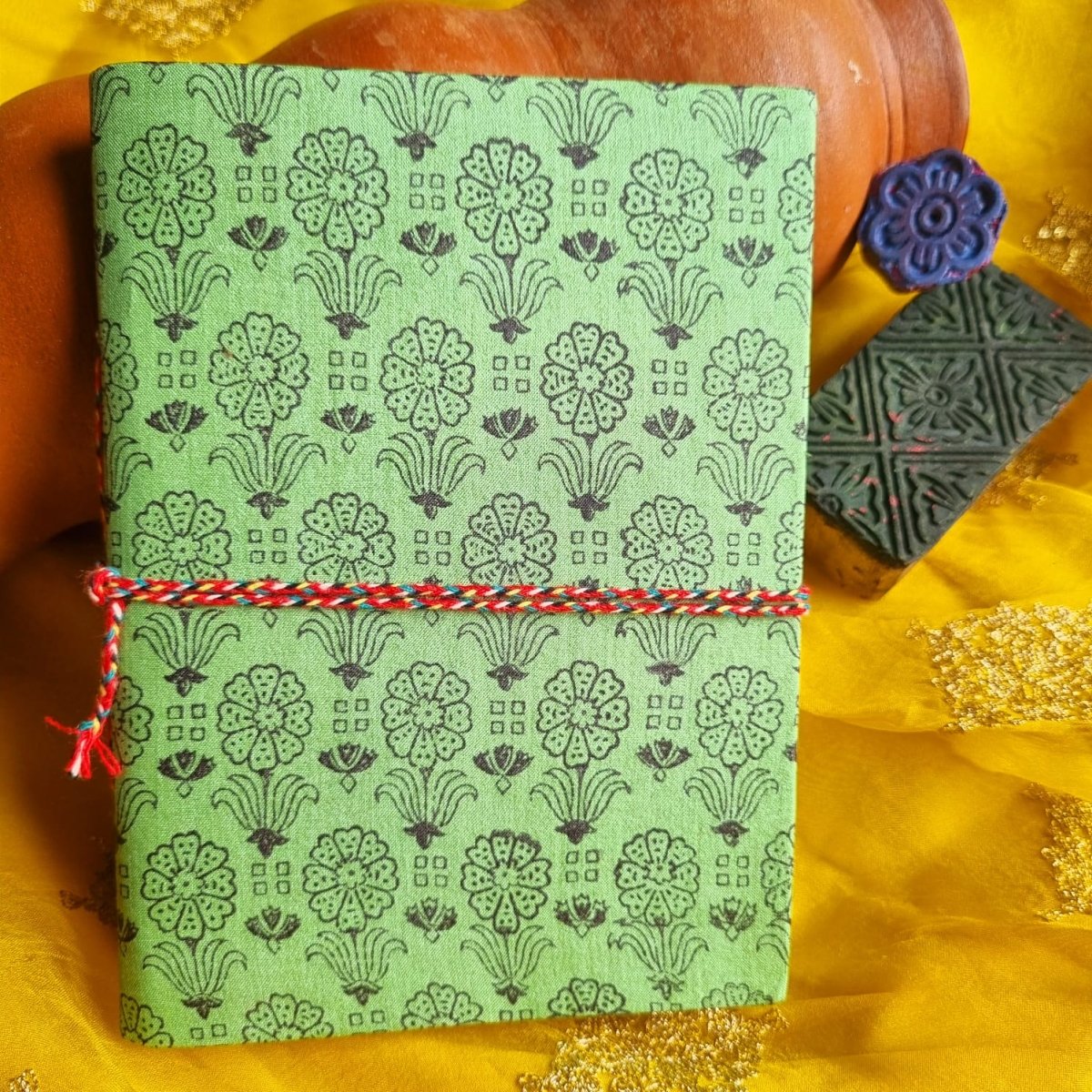 Sandesha - Upcycled Handloom Fabric Journal