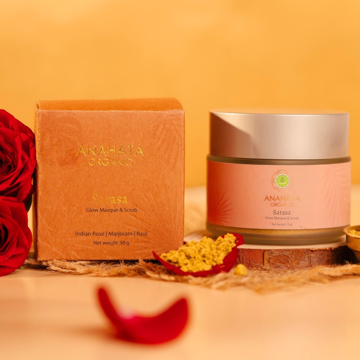 SARASA Rose & Marjoram Scrub - 50 gms